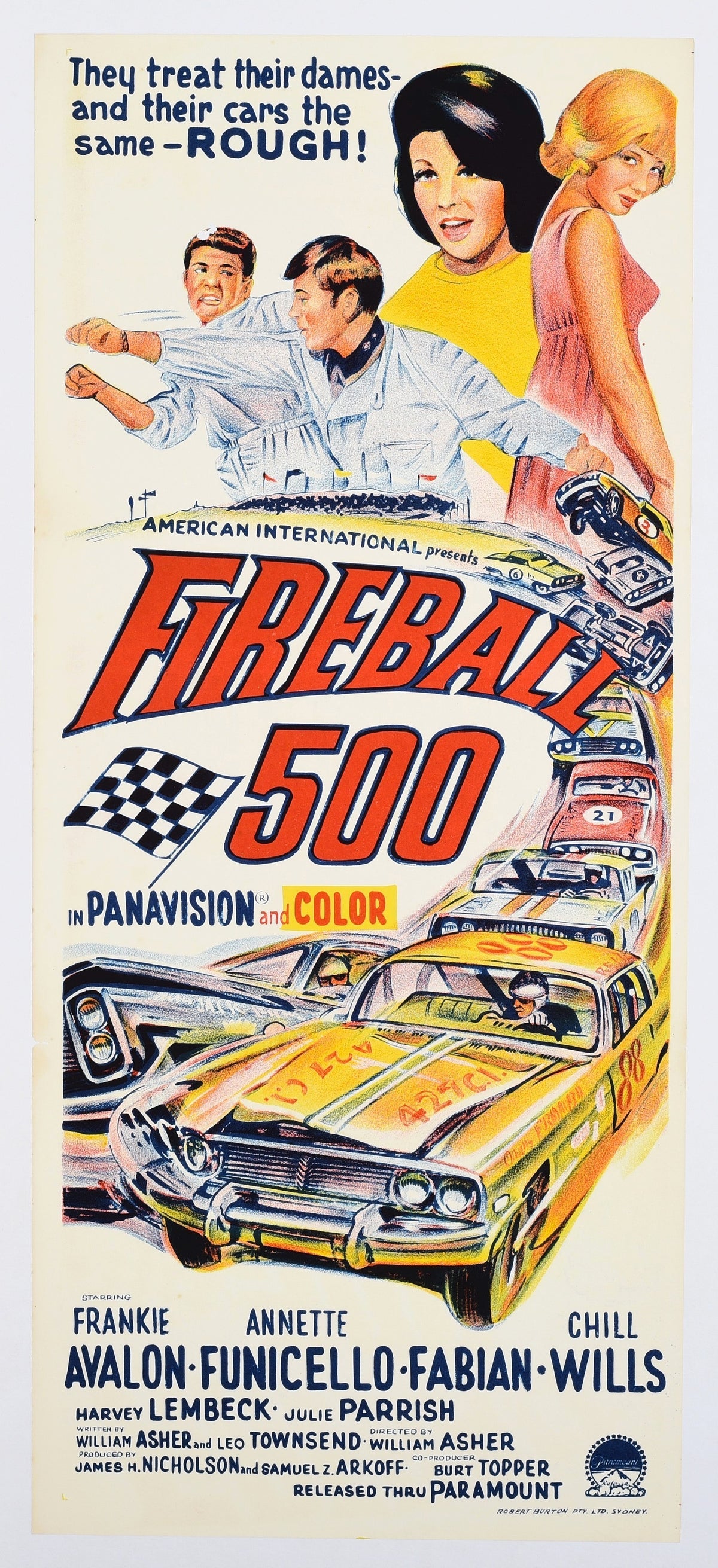 Fireball 500 - Authentic Vintage Poster