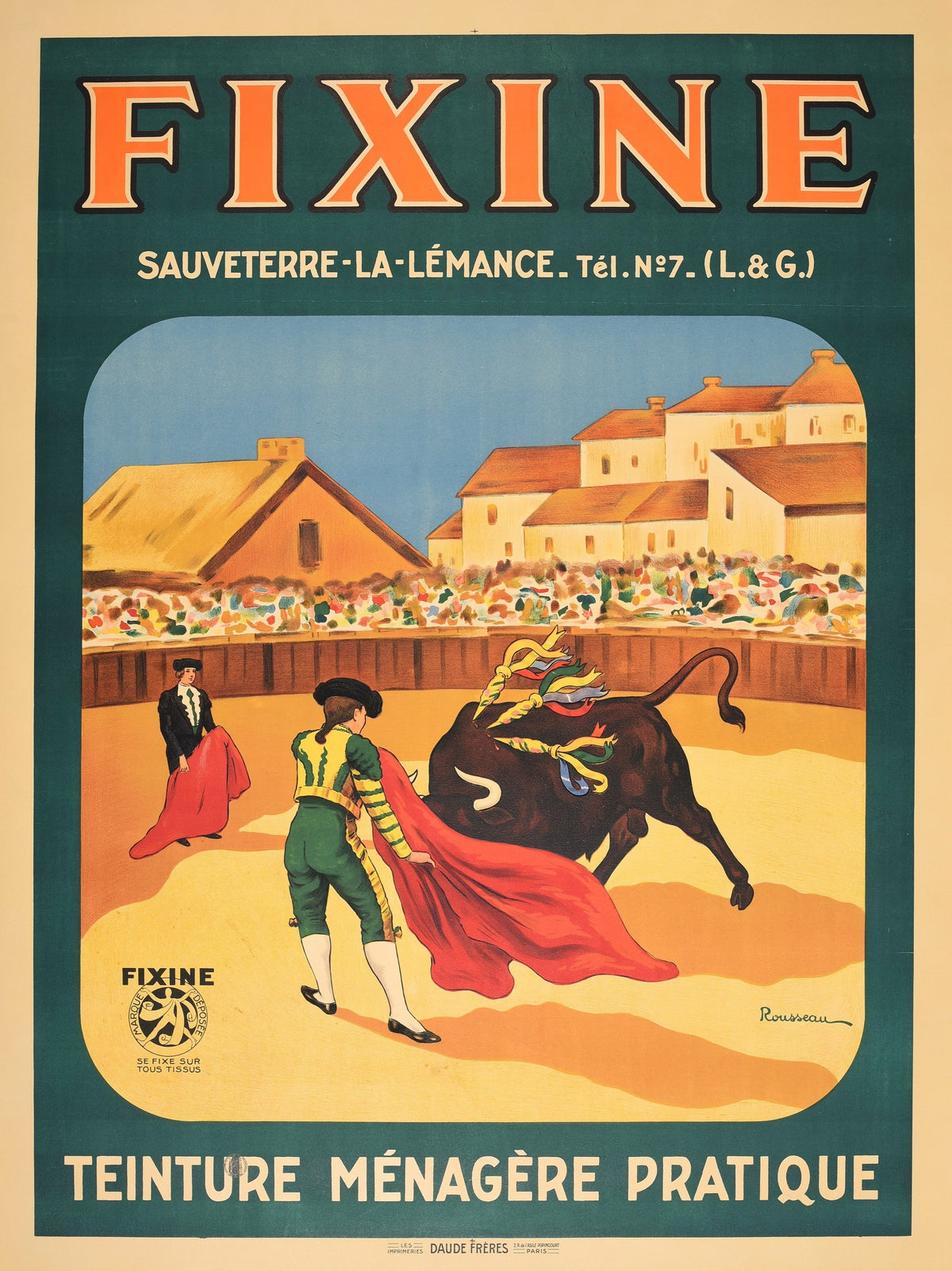 Fixine - Authentic Vintage Poster