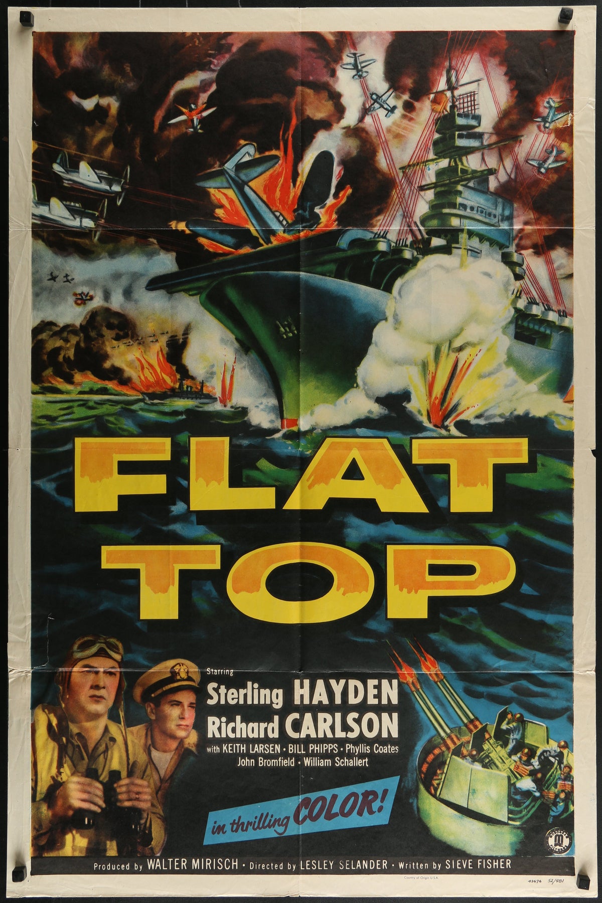 Flat Top, WW2 - Original Vintage Poster