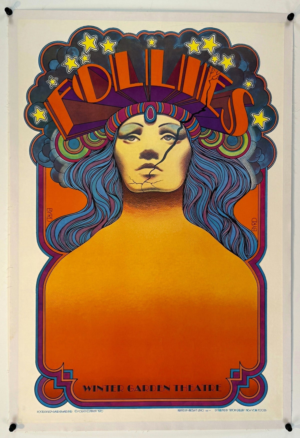 Follies by David Byrd - Authentic Vintage Poster