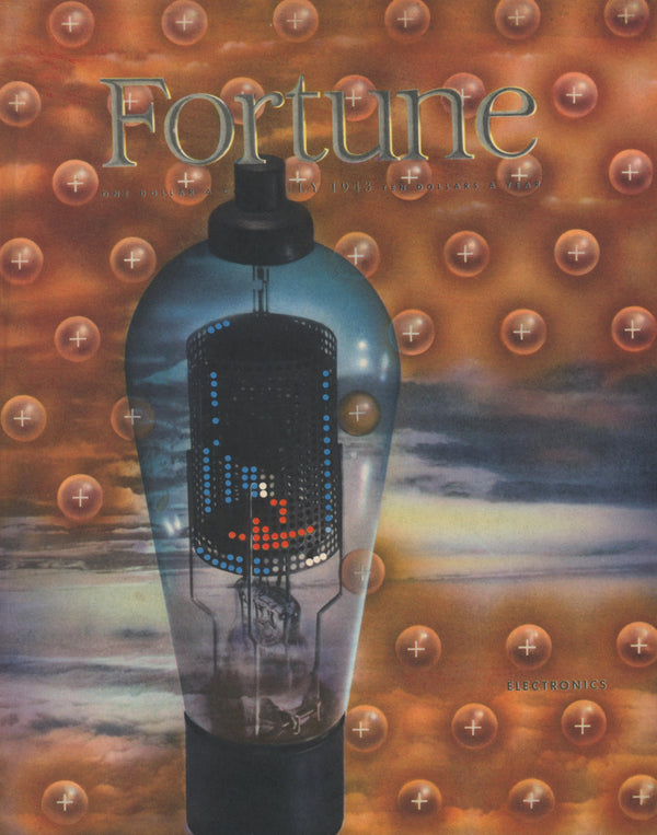 Our Electric Future- Fortune Magazine - Authentic Vintage Cover Art