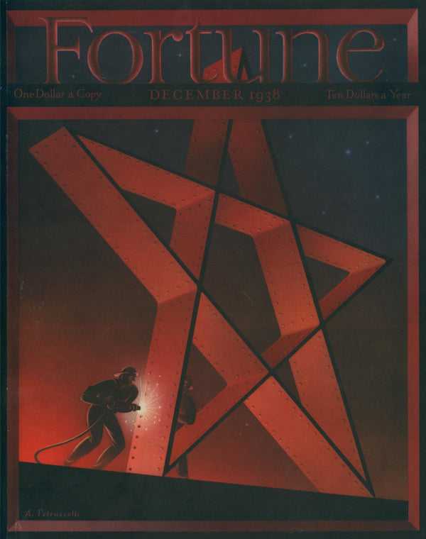 Red Star Rising- Fortune Magazine - Authentic Vintage Cover Art