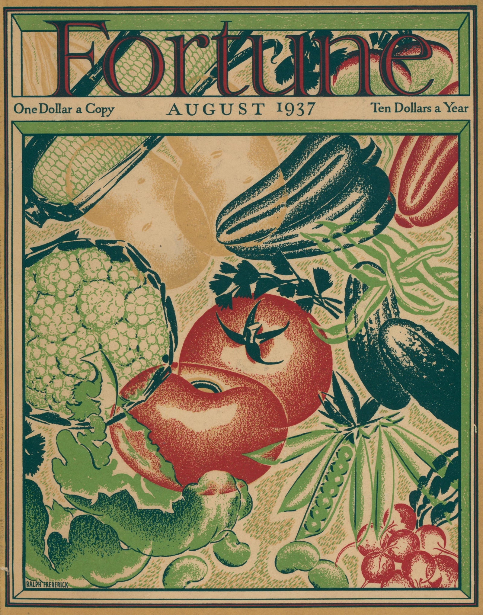 Nature’s Bounty- Fortune Magazine - Authentic Vintage Cover Art