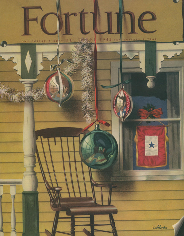 December Spirit - Fortune Magazine - Authentic Vintage Cover Art