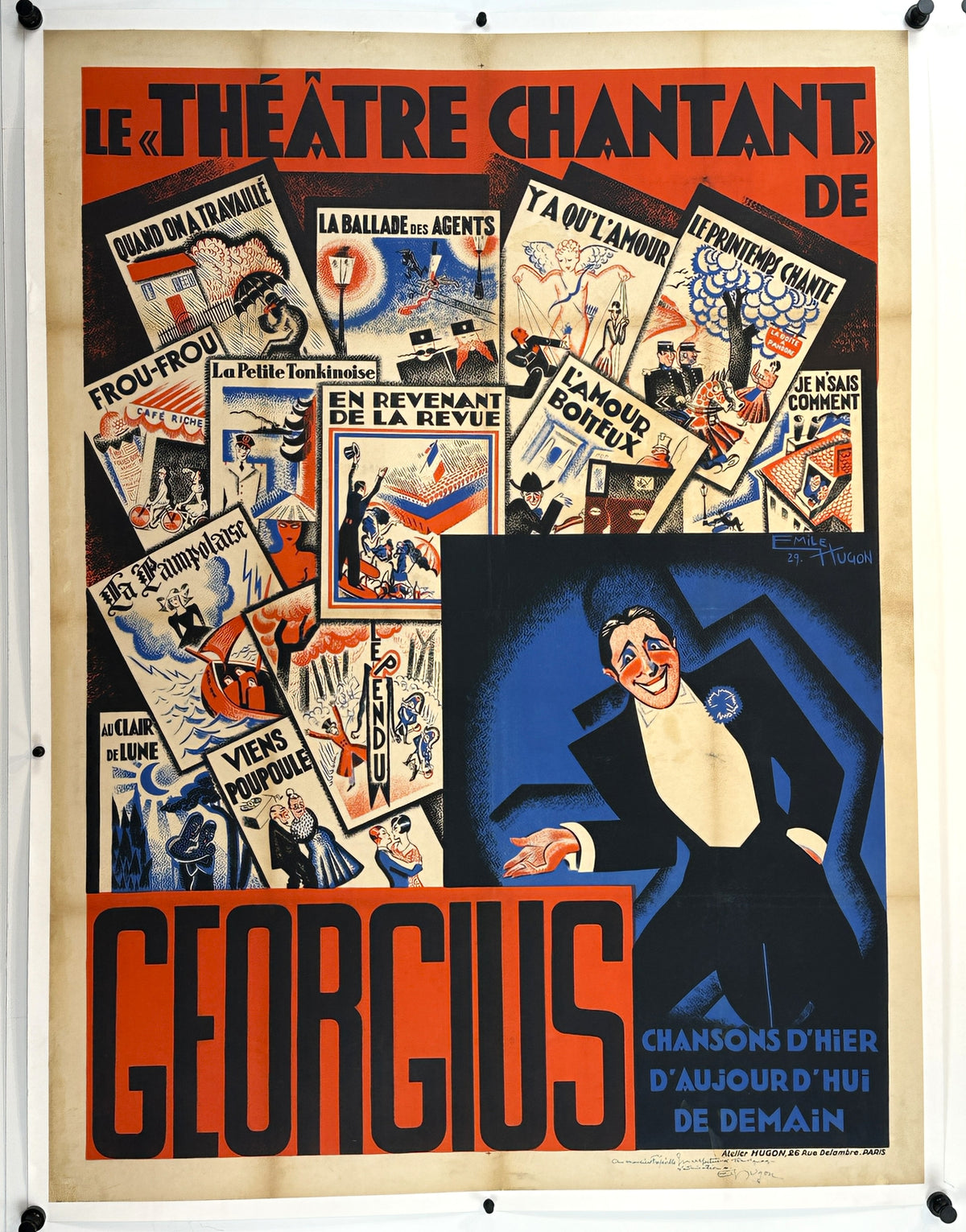 Georgius by Émile Hugon - Authentic Vintage Poster