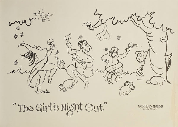 The Girl's Night Out! - Authentic Vintage Poster