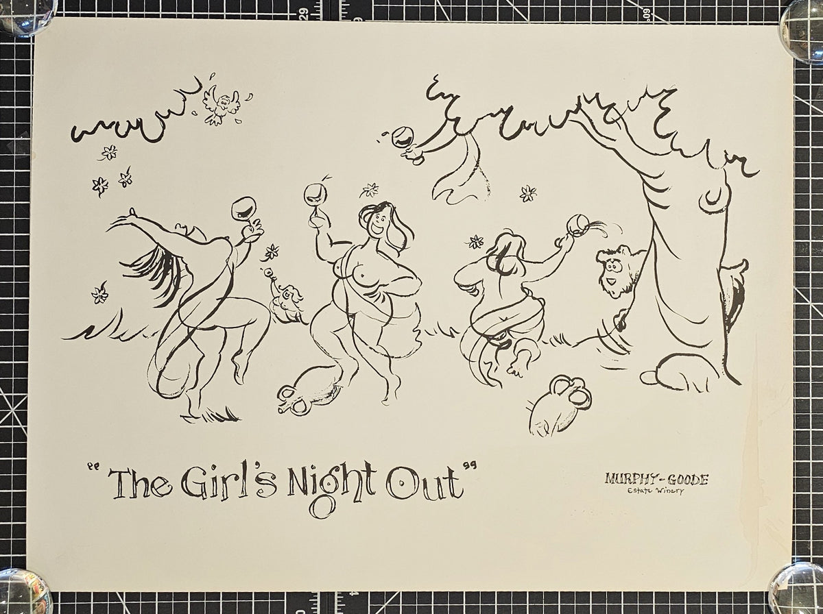 The Girl's Night Out! - Authentic Vintage Poster
