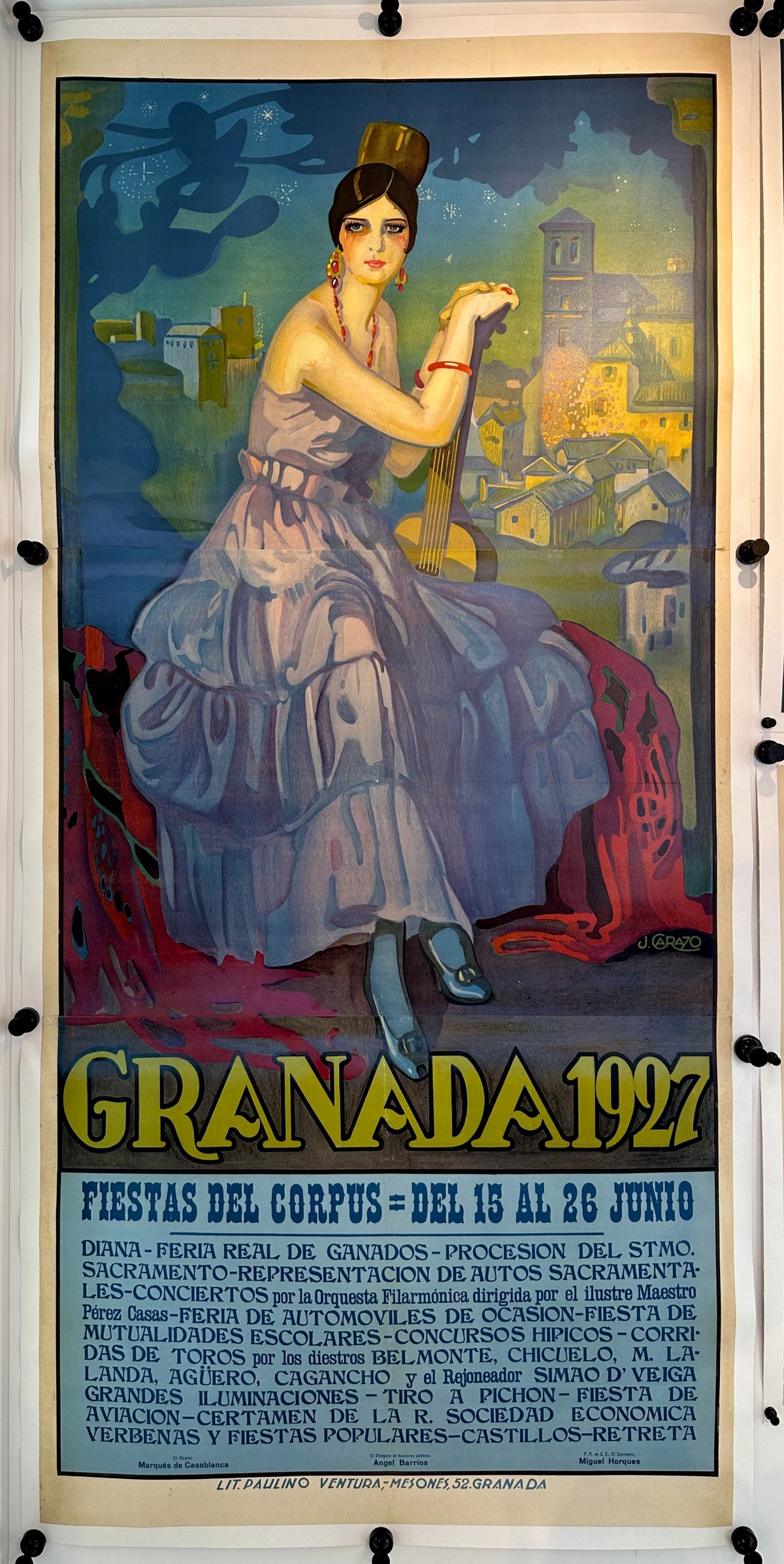 Granada XL 1937 - Authentic Vintage Poster