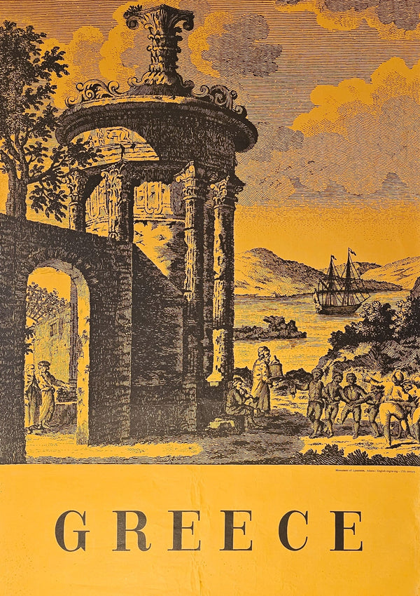 Visit Greece - Authentic Vintage Poster