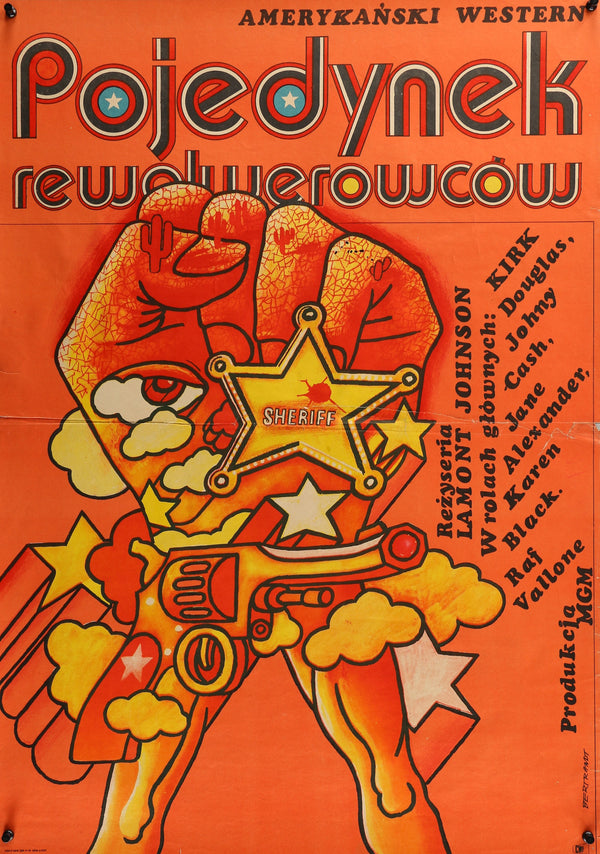 Gunfight- Polish Release - Authentic Vintage Poster