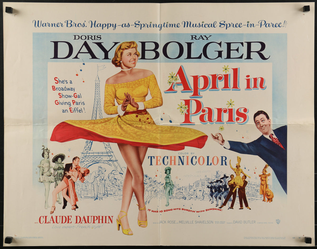 April in Paris - Original Vintage Poster