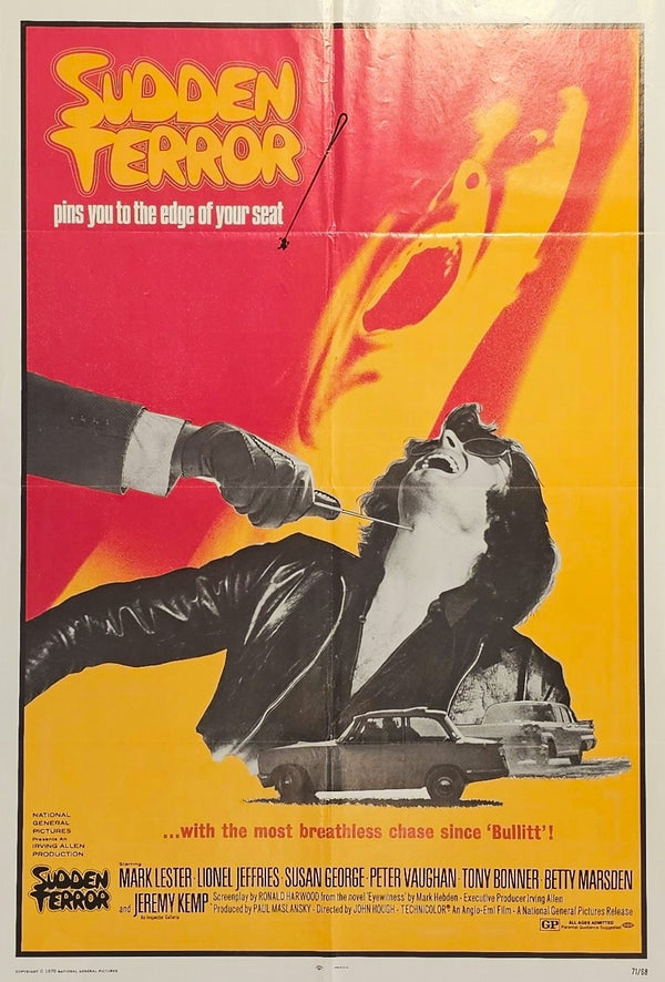 Sudden Terror Poster - Authentic Vintage Posters
