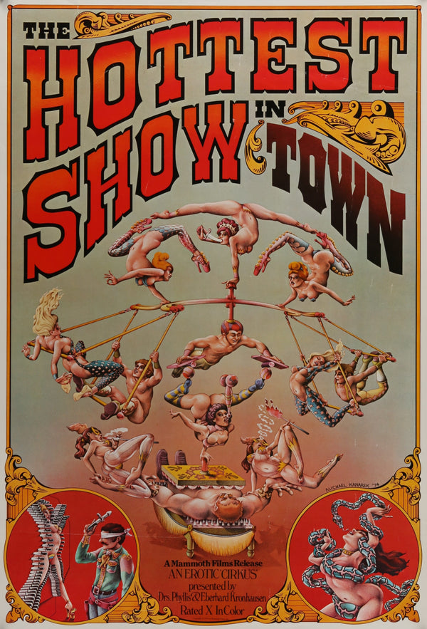 The Hottest Show In Town - Authentic Vintage Poster