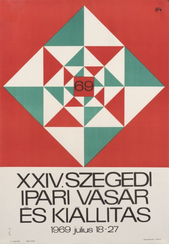 XXIV Trade Fair and Exhibition- Hungary - Authentic Vintage Poster