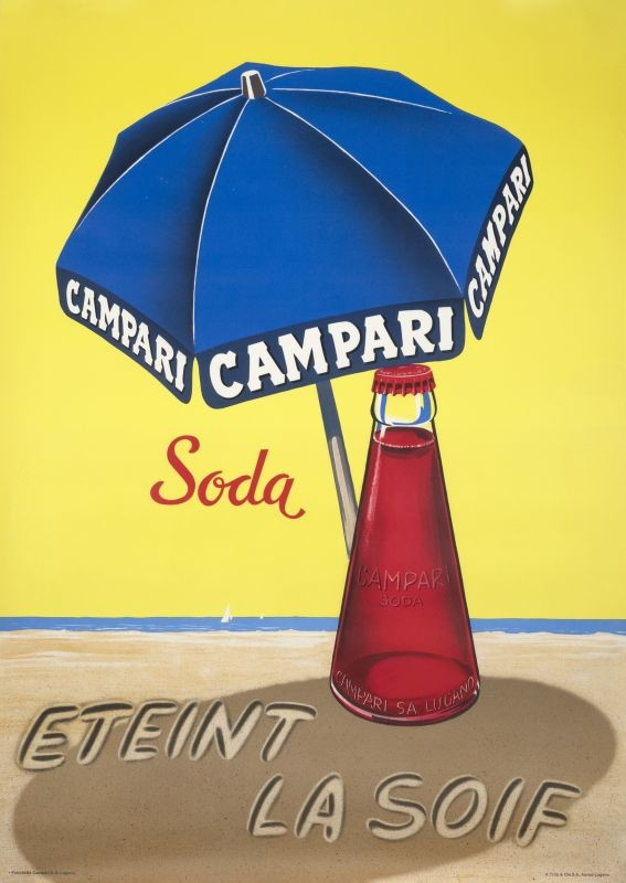 Campari Soda - Authentic Vintage Poster