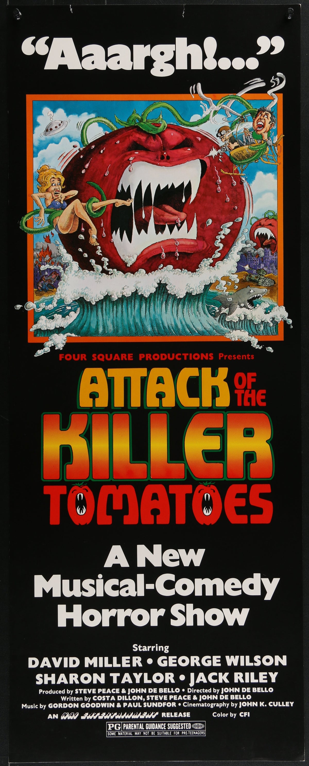 Attack of the Killer Tomatoes - Original Vintage Poster