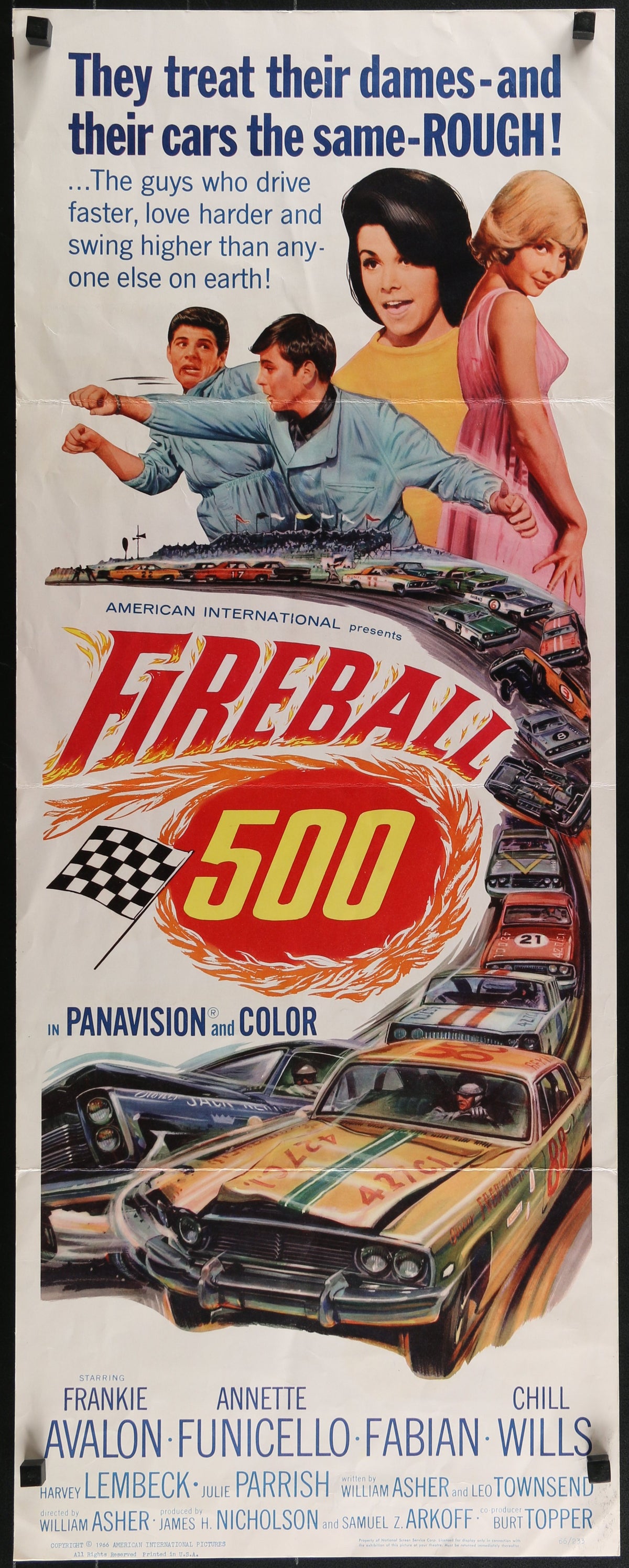 Fireball 500 - Original Vintage Poster