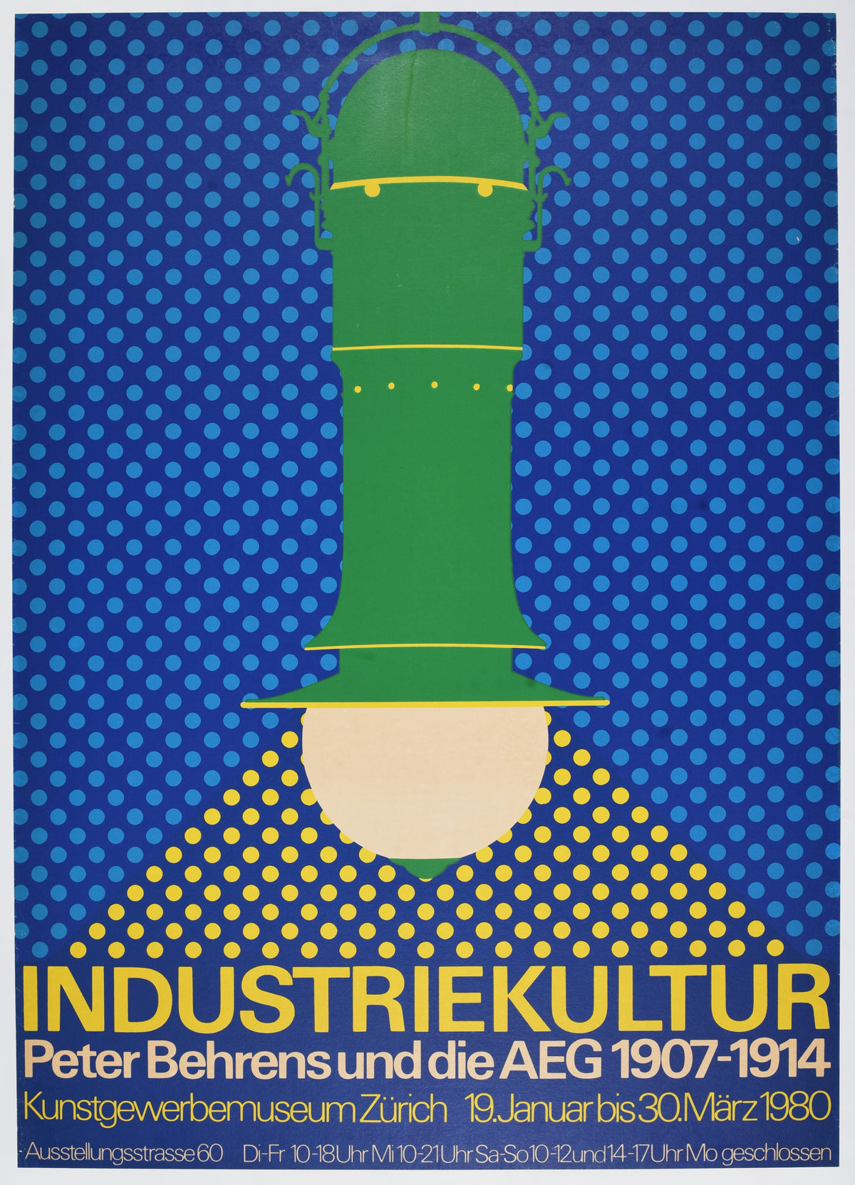 Industriekultur by Niklaus Troxler, 1980 Poster - Authentic Vintage Posters