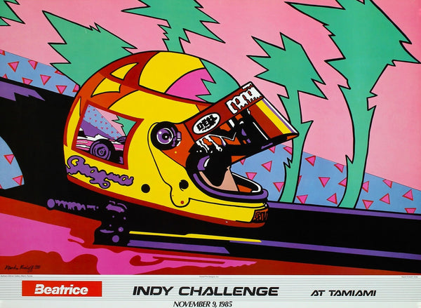 Indy Car World Series, Miami - Authentic Vintage Poster