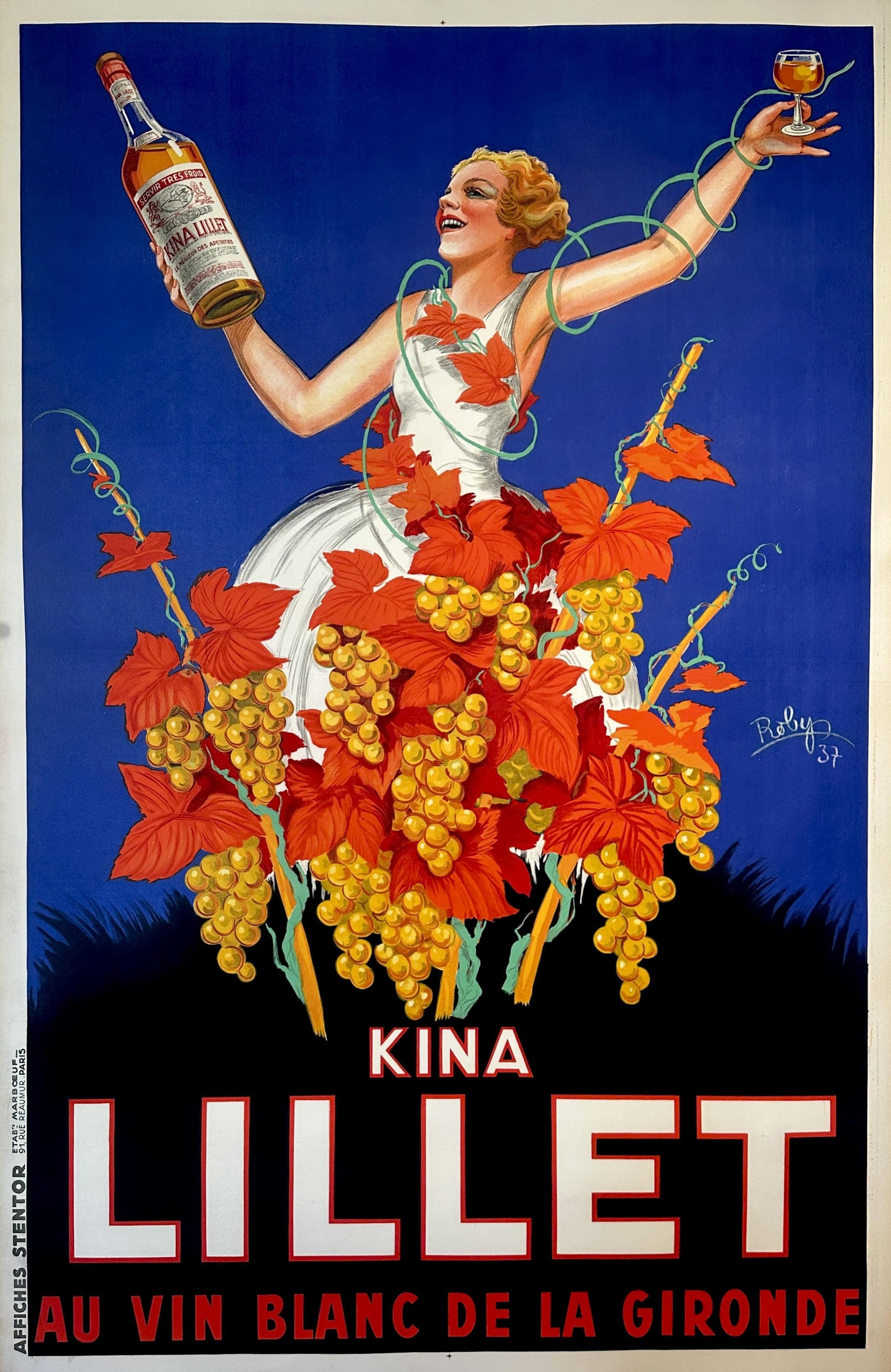Kina lillet new - 2 - Authentic Vintage Poster