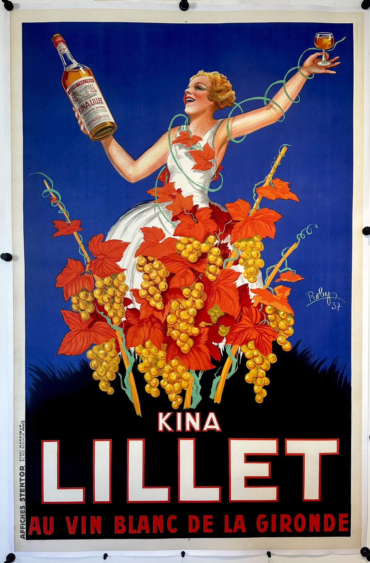 Kina lillet new - 2 - Authentic Vintage Poster