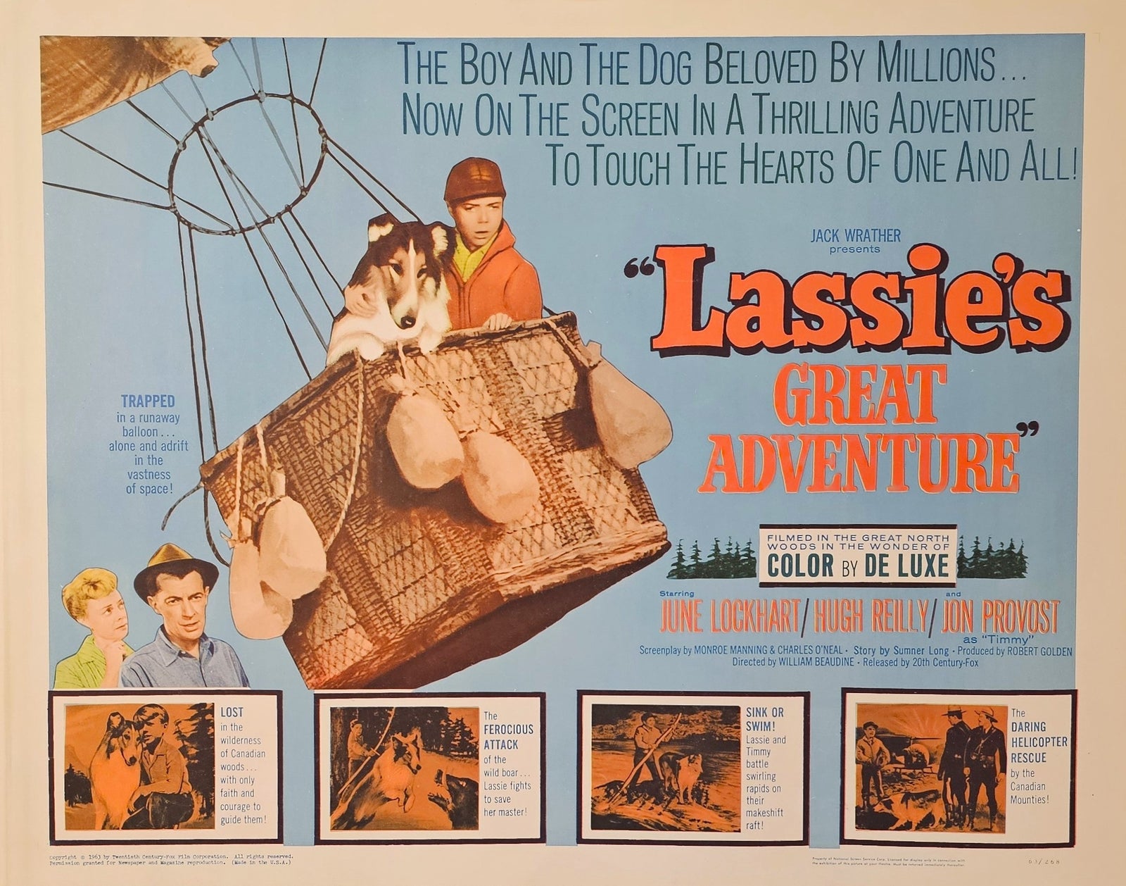 Lassie's Great Adventures - Authentic Vintage Poster