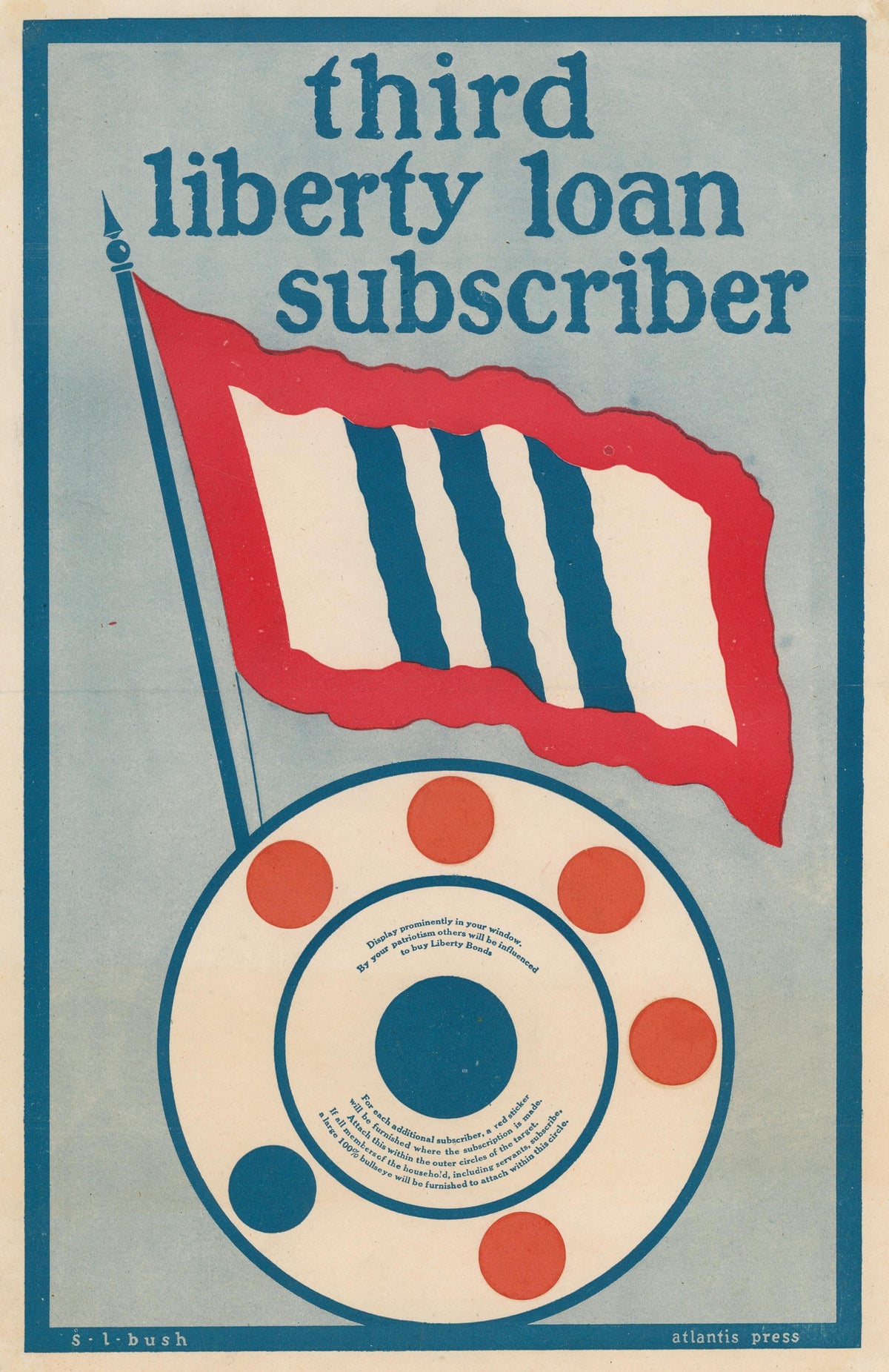 Third Liberty Loan Subscriber - Authentic Vintage Poster