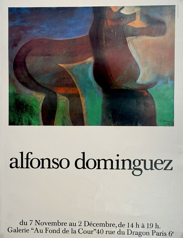 Alfonso Dominguez, Exhibition - Authentic Vintage Poster