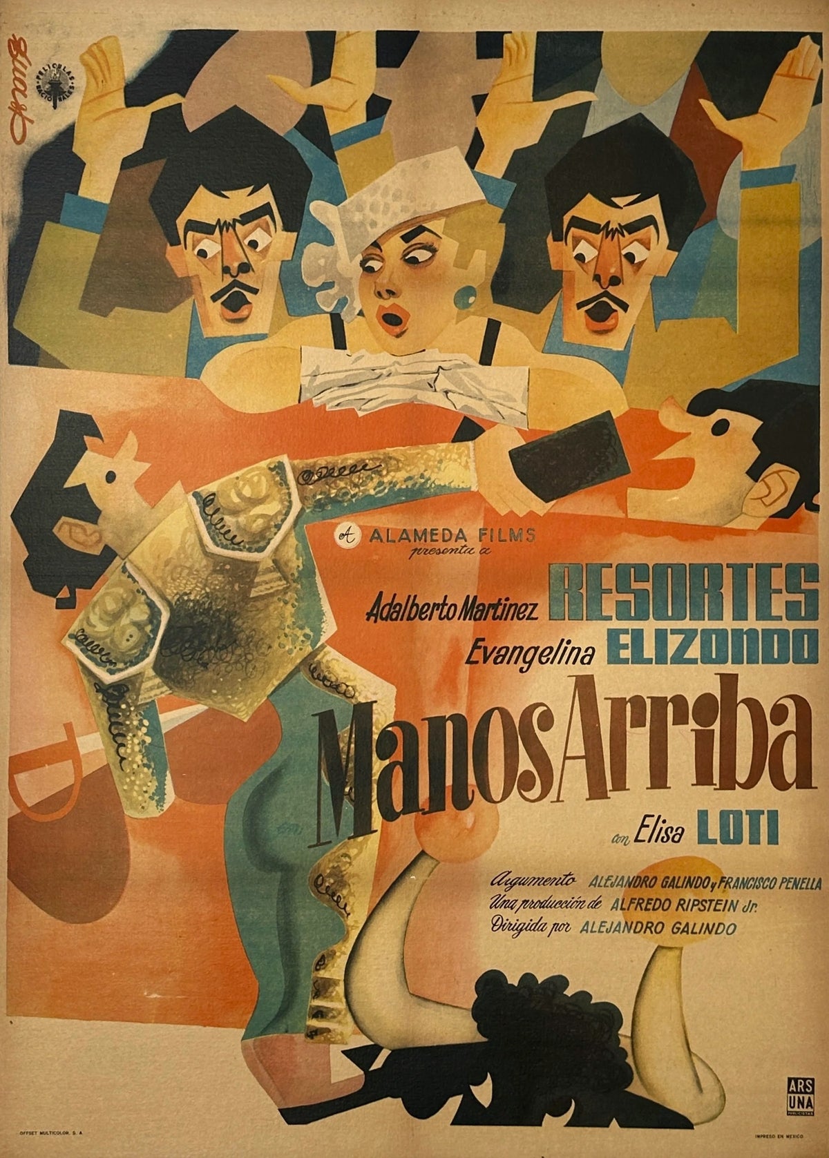 Manos arriba - Authentic Vintage Poster