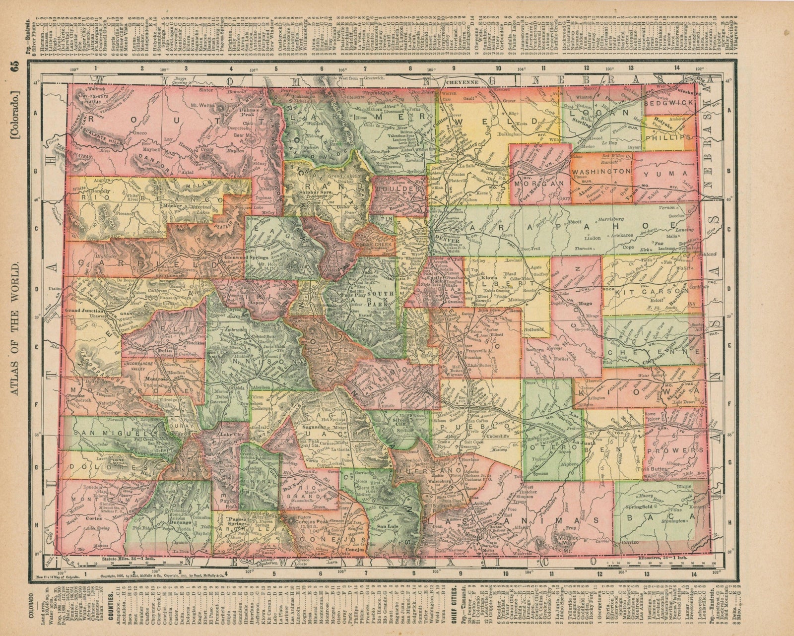 Commercial Atlas- 1903 - Lot e8ba8a07-2f07-472b-bad5-8085f05902a6 - Image 1
