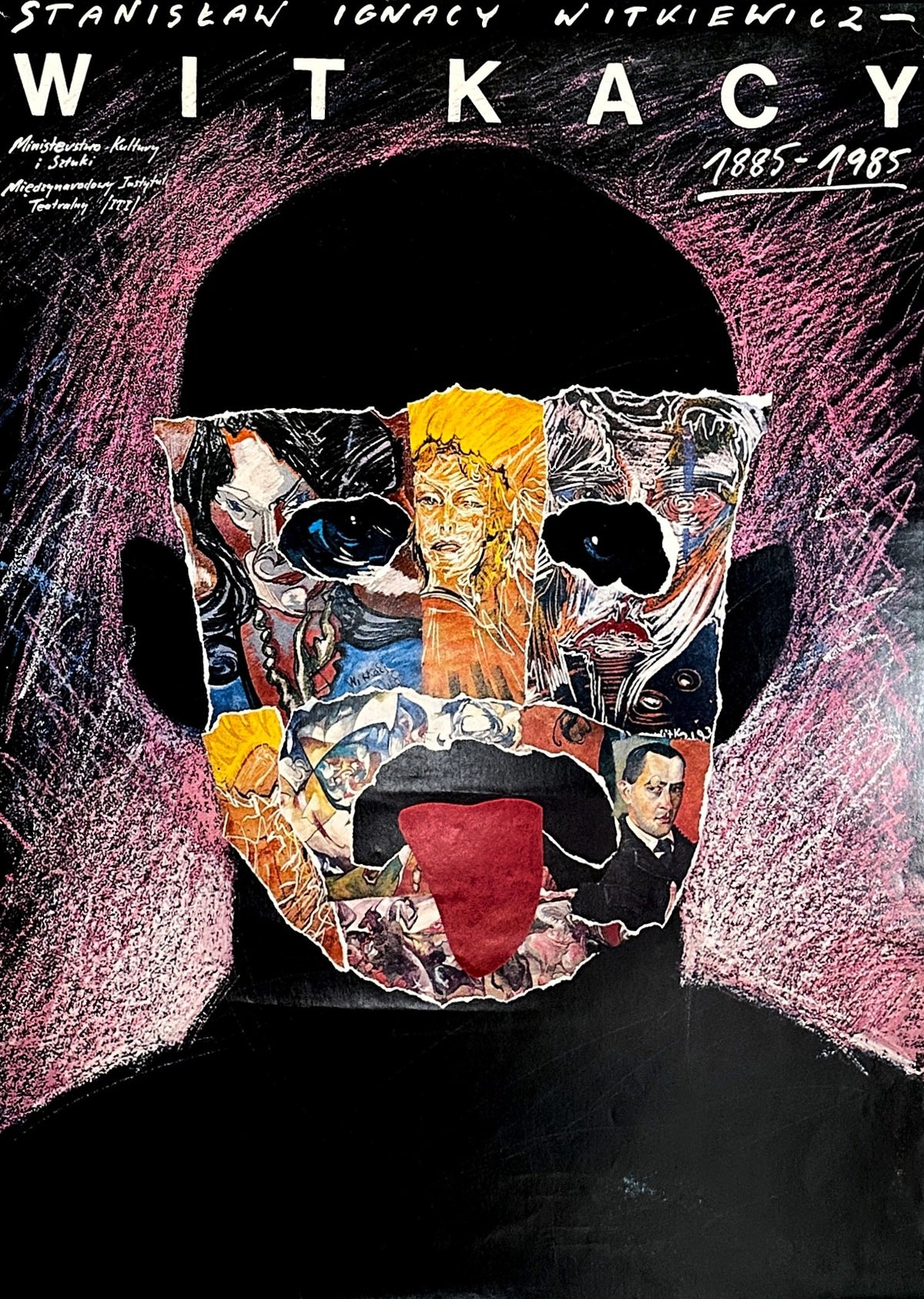 The Mask of Identity, Witkacy - Authentic Vintage Poster