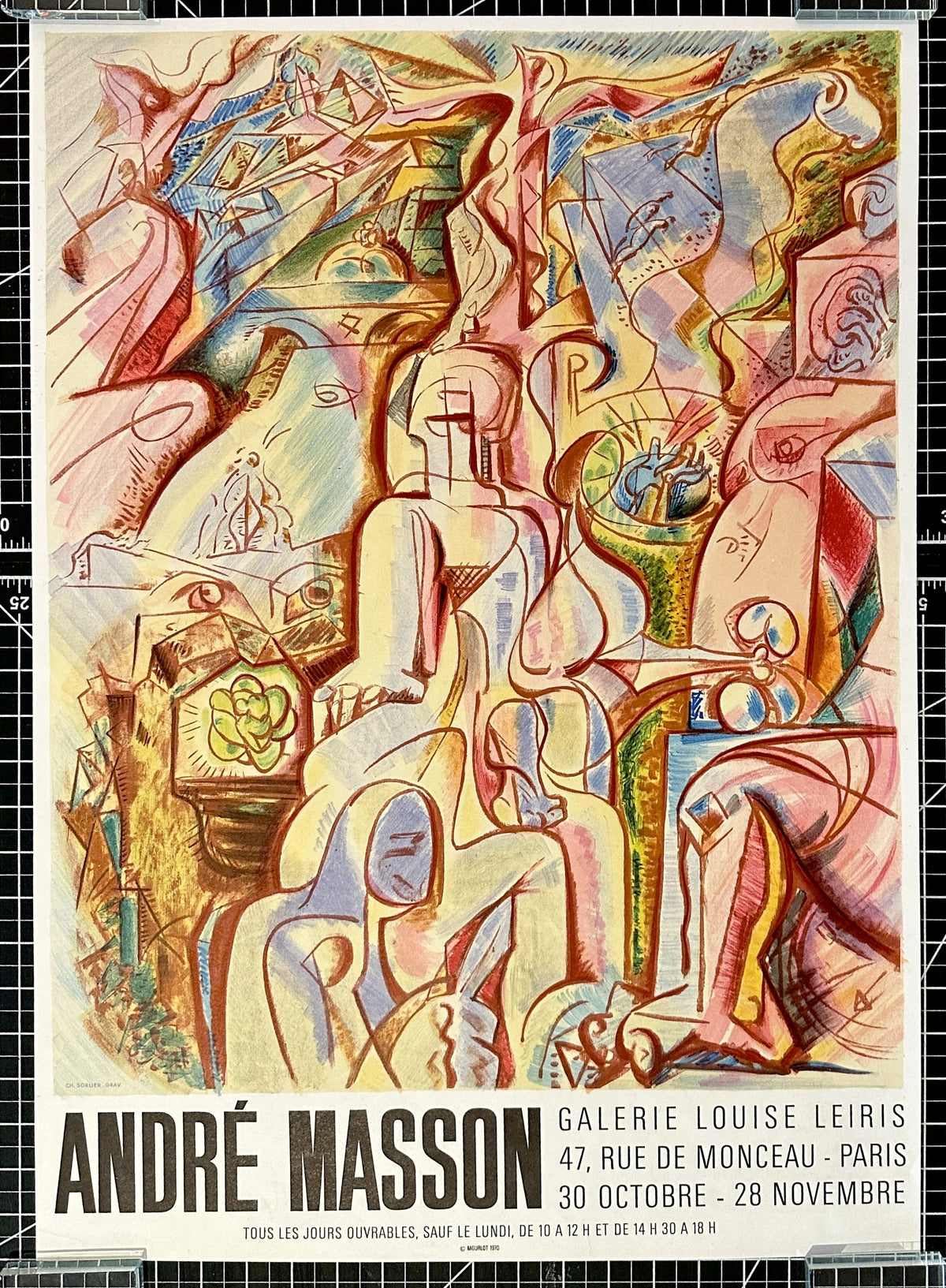 André Masson, Galerie Louise Leiris - Authentic Vintage Poster