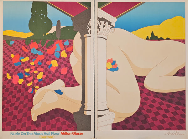 Nude on the Dance Hall Floor (2-Piece) - Authentic Vintage Poster