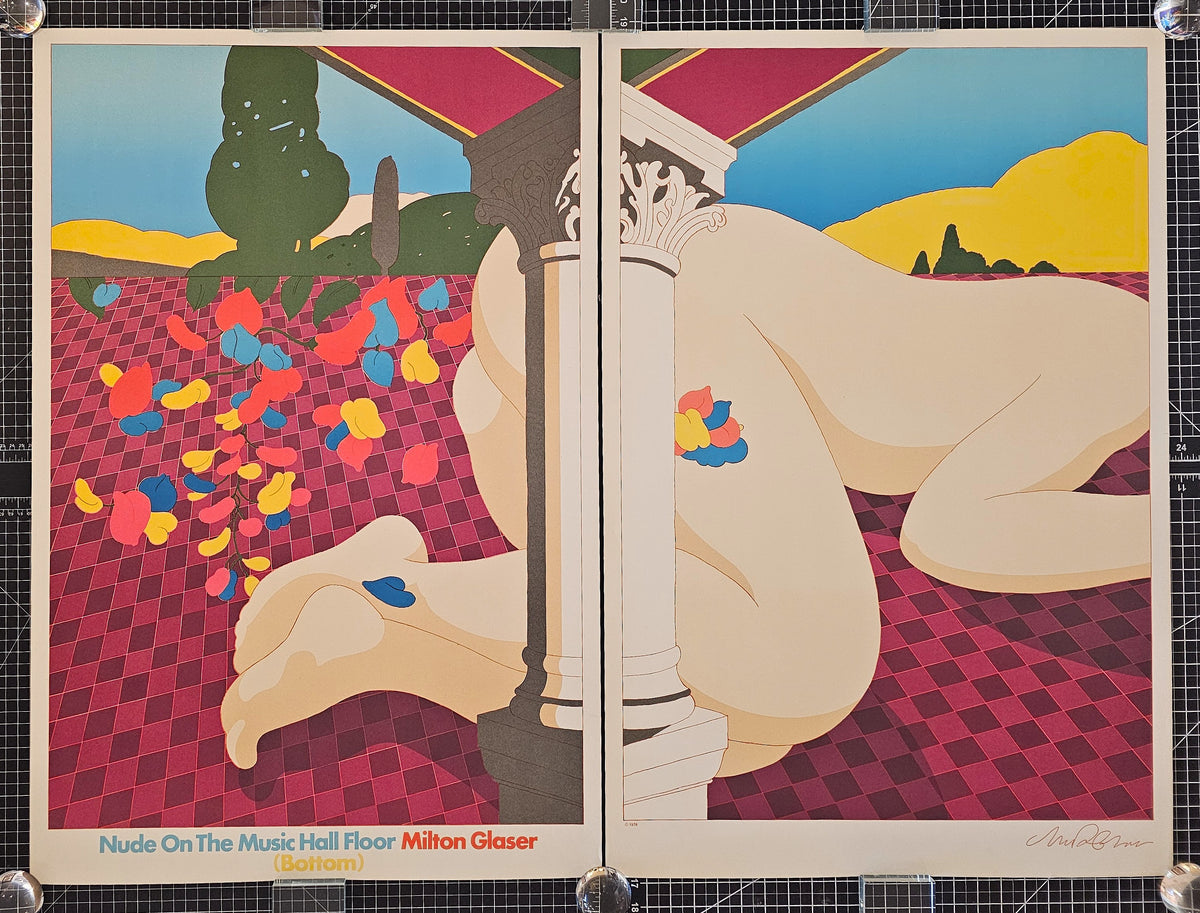 Nude on the Dance Hall Floor (2-Piece) - Authentic Vintage Poster