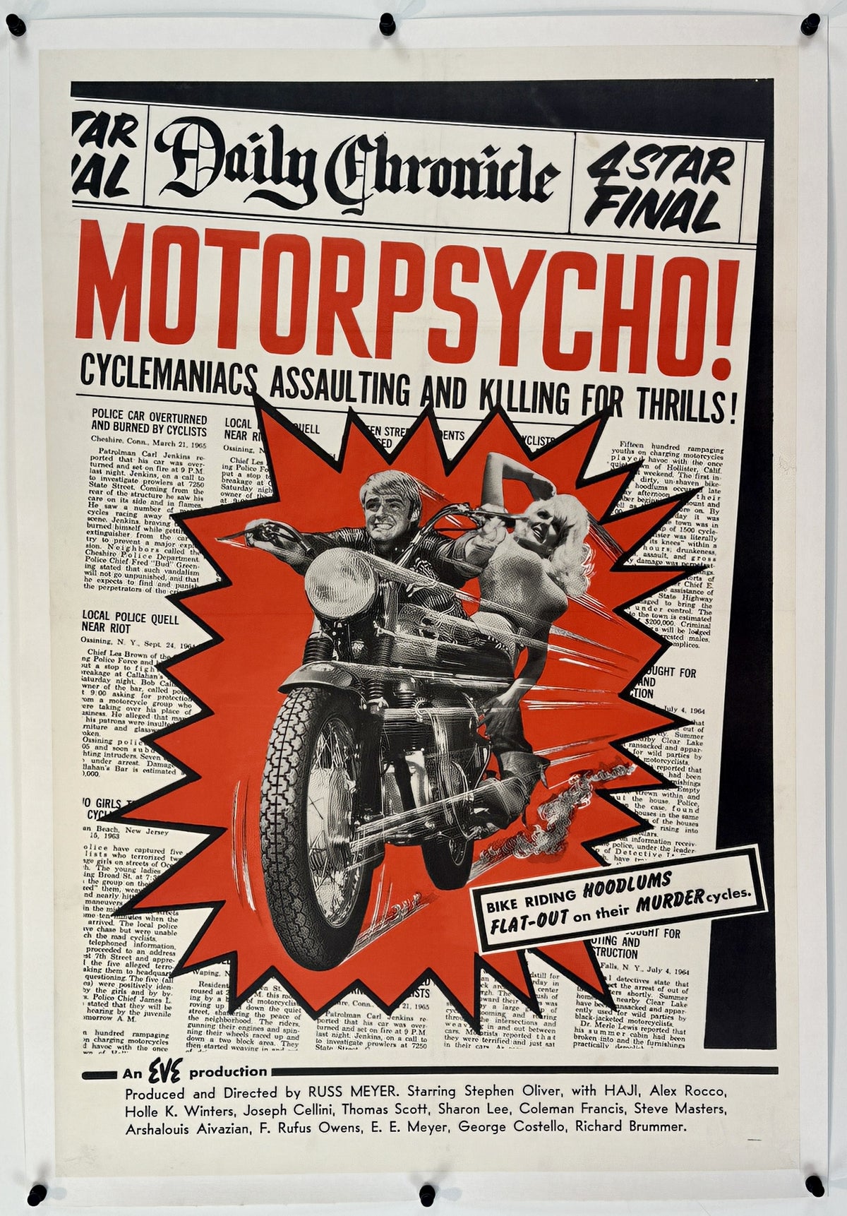 Motorpsycho - Authentic Vintage Poster