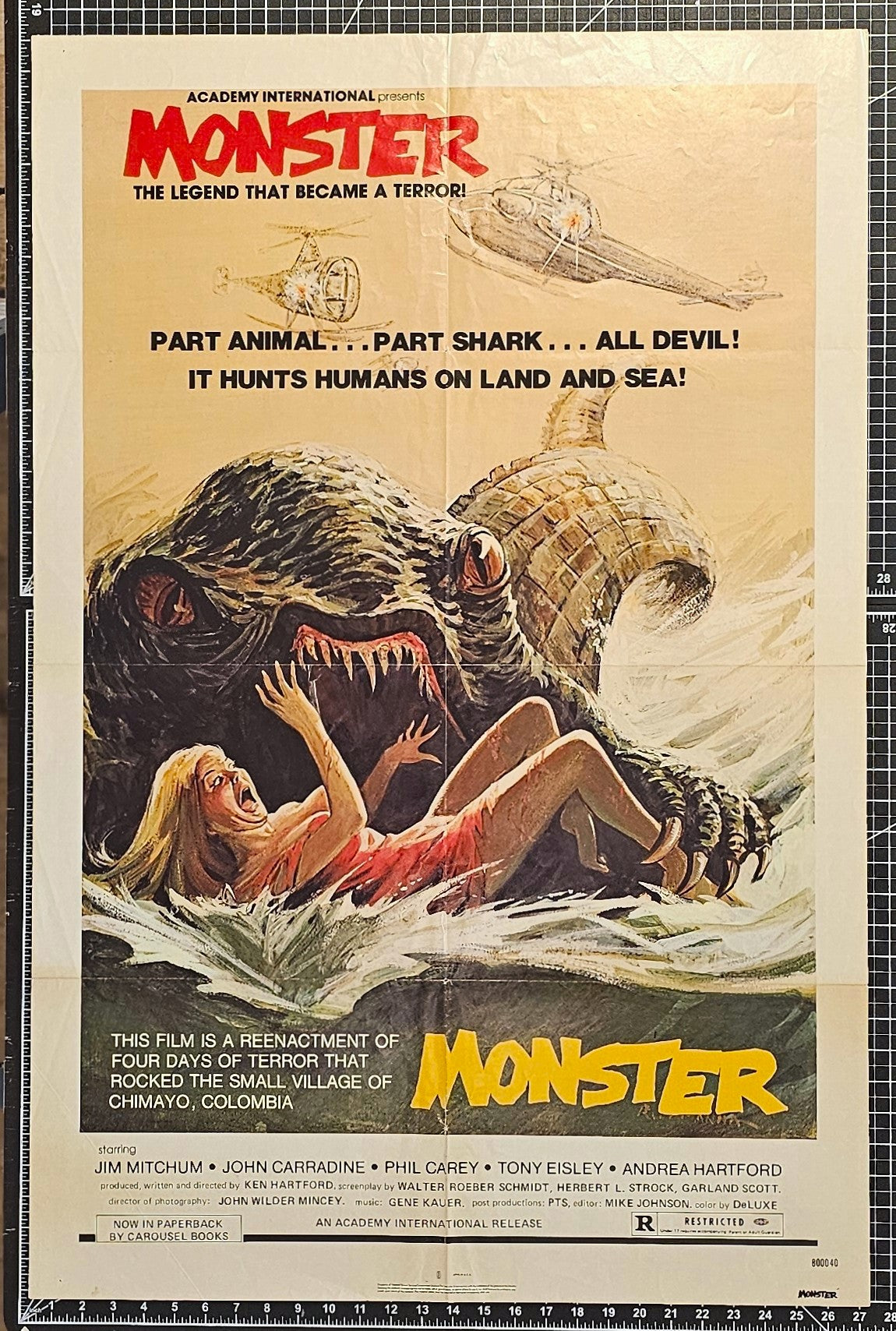 Monster Poster - Authentic Vintage Posters