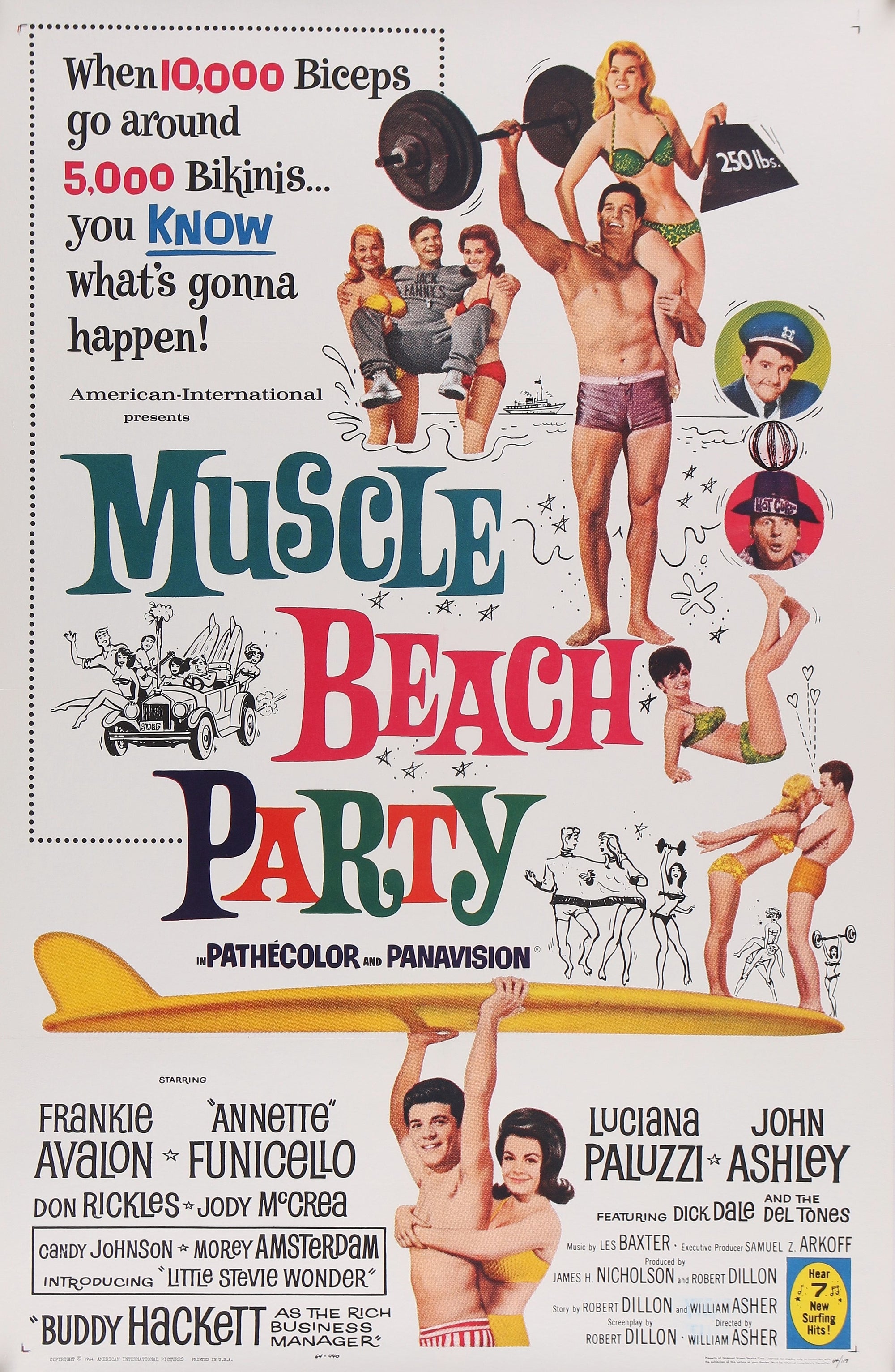 Muscle Beach Party - Authentic Vintage Poster