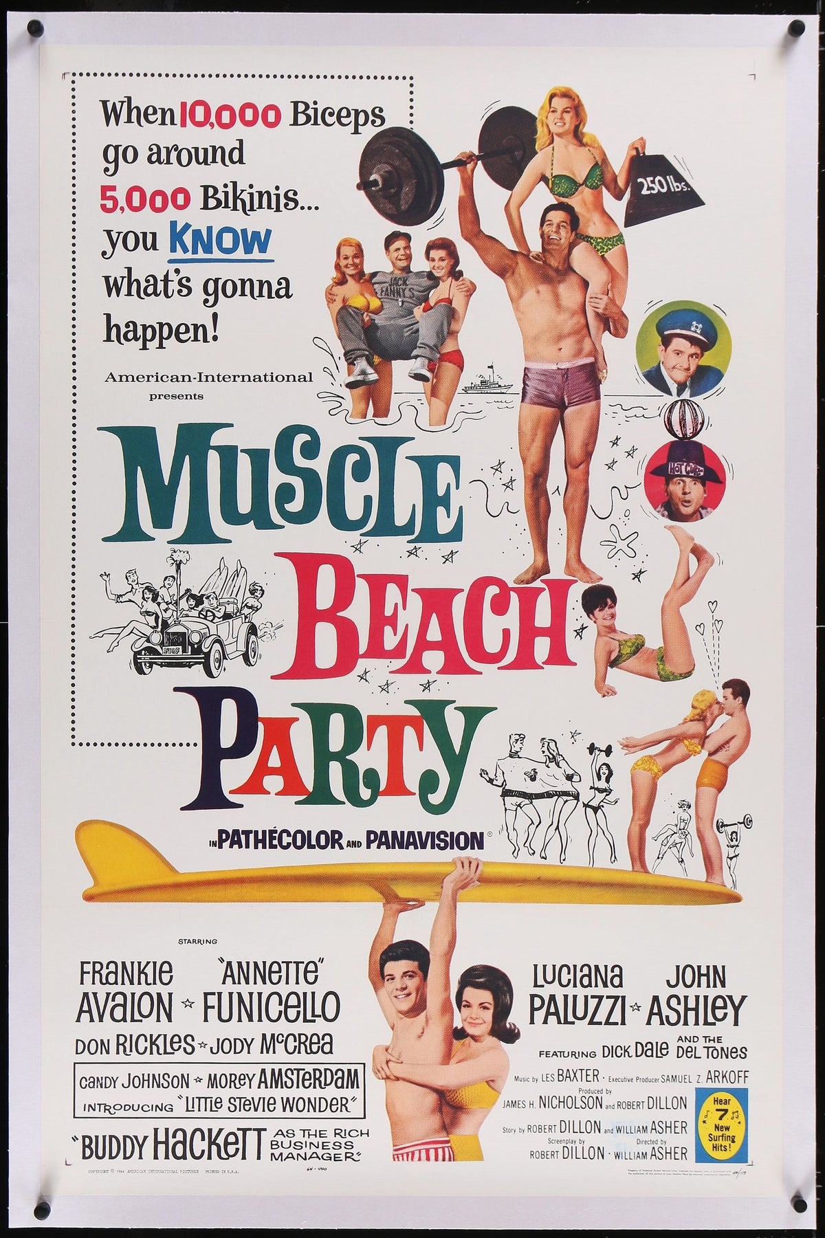 Muscle Beach Party - Authentic Vintage Poster