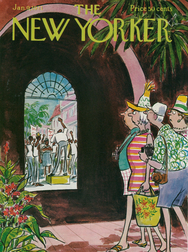 Rallying Cry- The New Yorker - Authentic Vintage Cover Art
