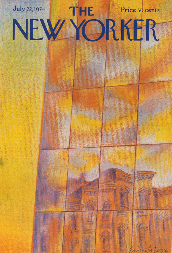 Reflections of Summer- The New Yorker - Authentic Vintage Cover Art