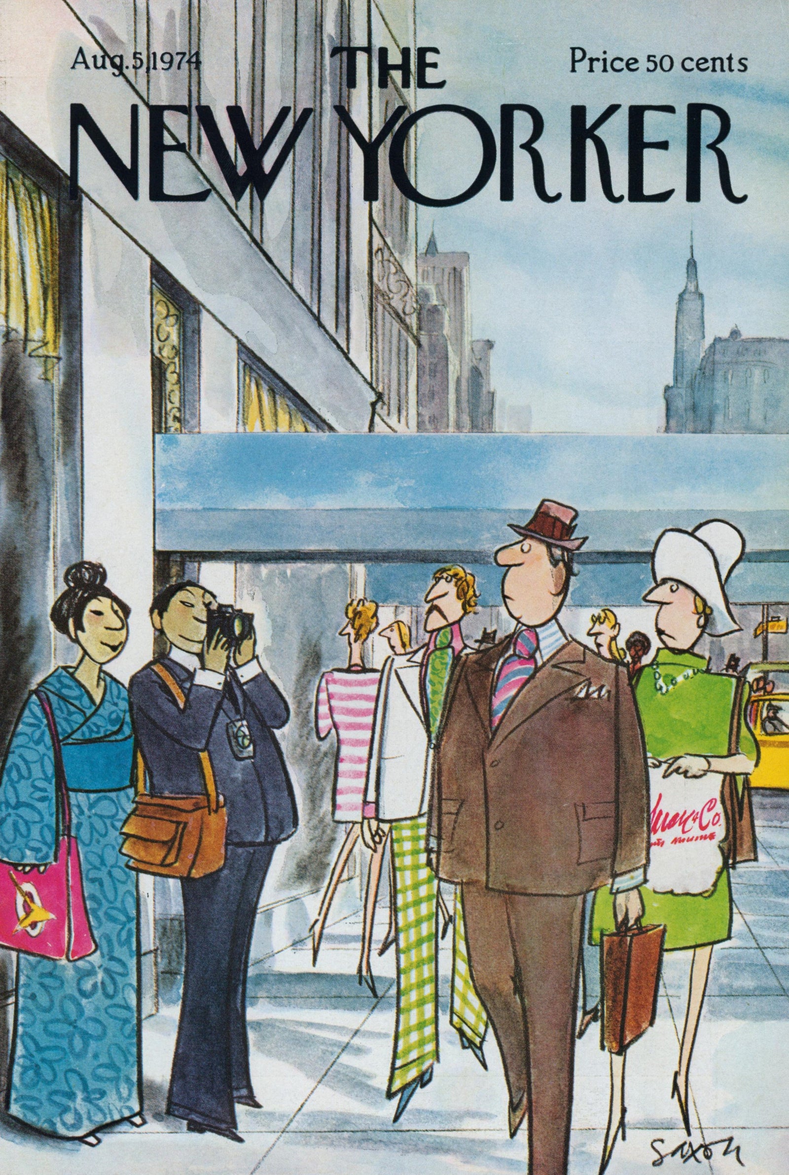 Say Cheese- The New Yorker - Authentic Vintage Cover Art