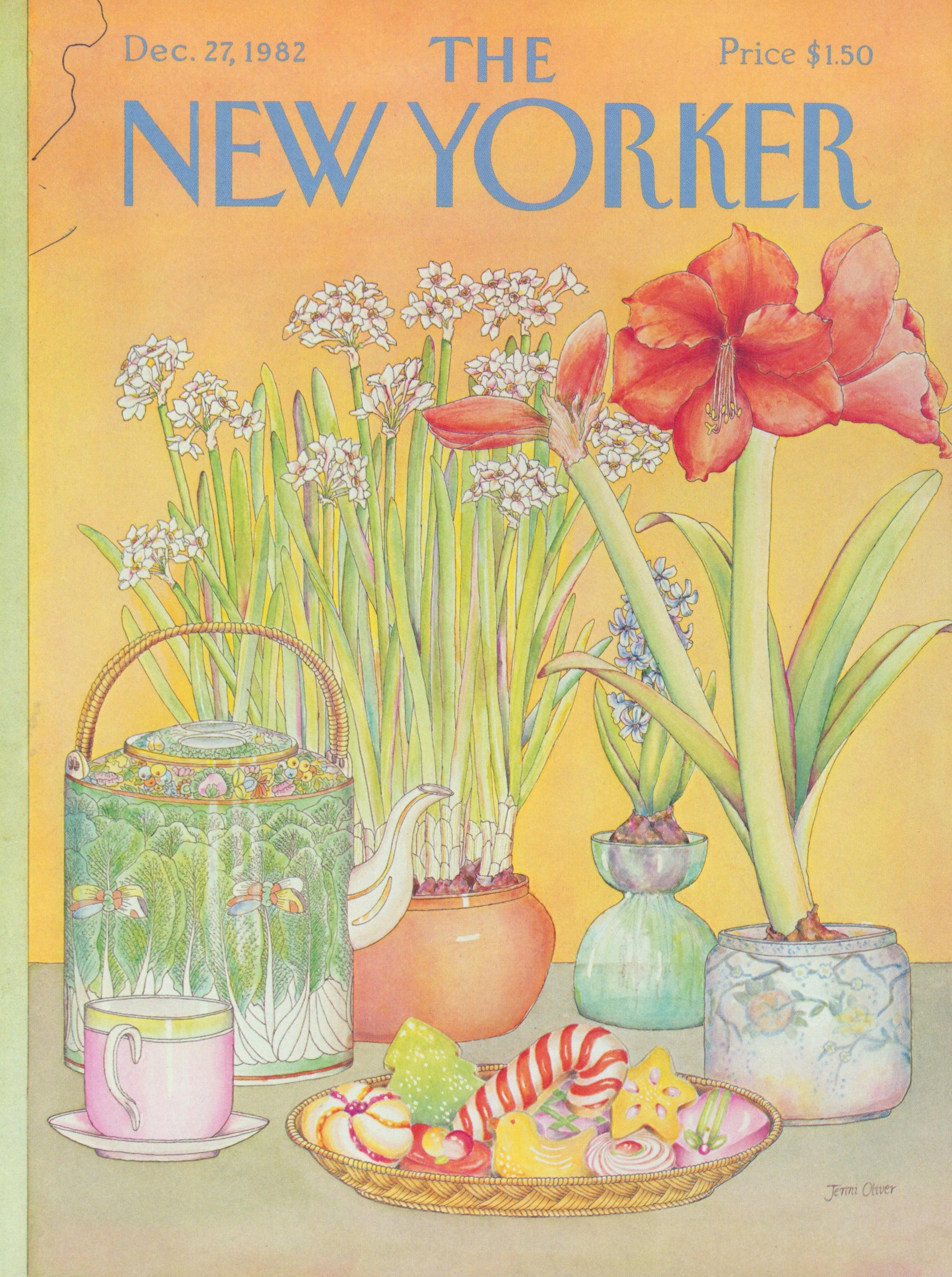 December Bloom- The New Yorker - Authentic Vintage Cover Art