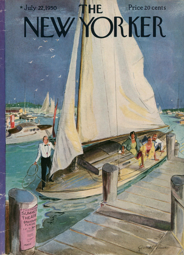 Broadway by Boat- The New Yorker - Authentic Vintage