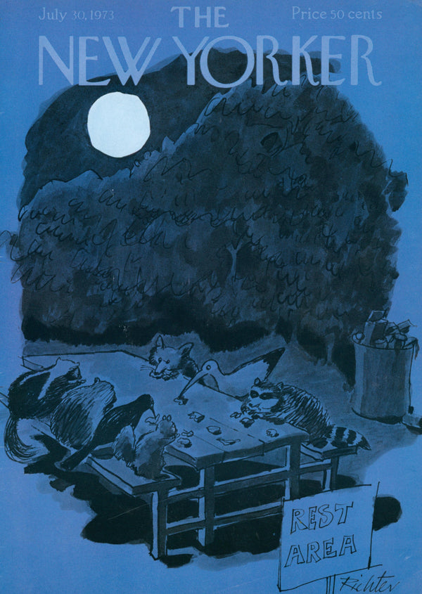 Midnight Feast- The New Yorker - Authentic Vintage Cover Art