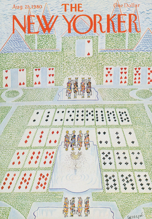 Queens in the Garden- The New Yorker - Authentic Vintage Cover Art