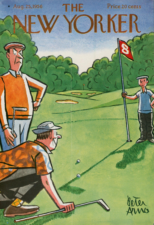 Eyes on Eight- The New Yorker - Authentic Vintage Cover Art
