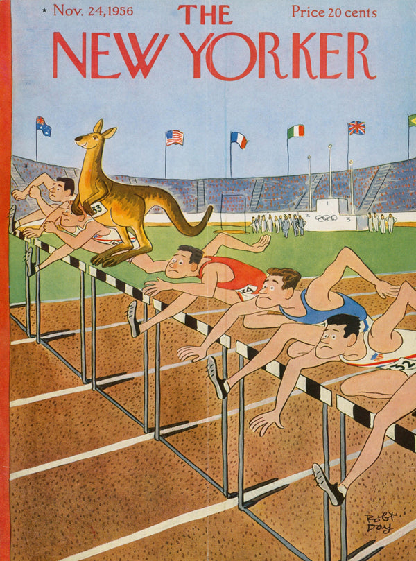 The Aussie Advantage- The New Yorker - Authentic Vintage Cover Art