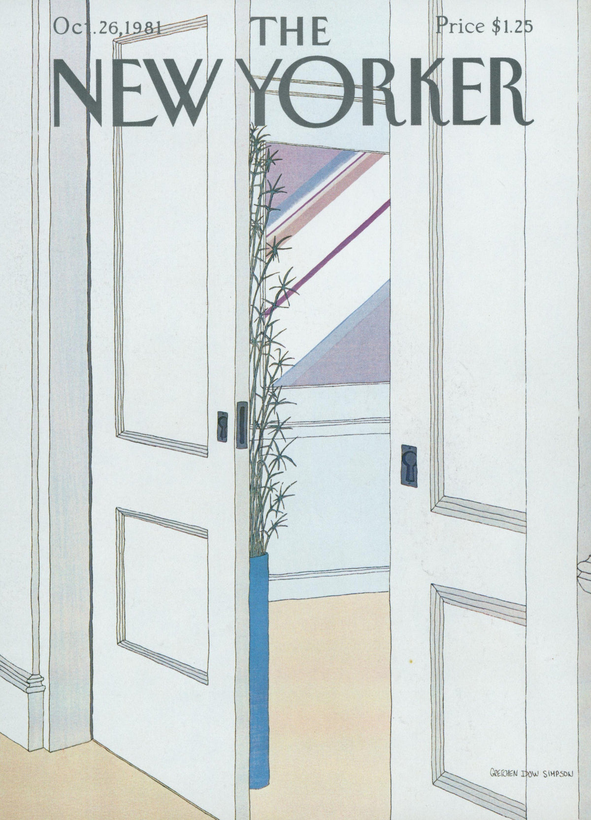 The Invitation- The New Yorker - Authentic Vintage Cover Art