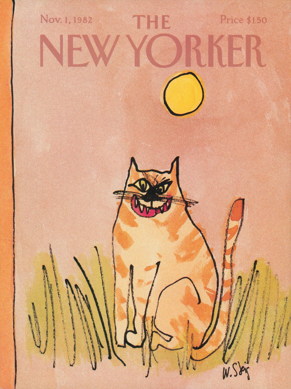 My Orange Tabby- The New Yorker - Authentic Vintage Cover Art