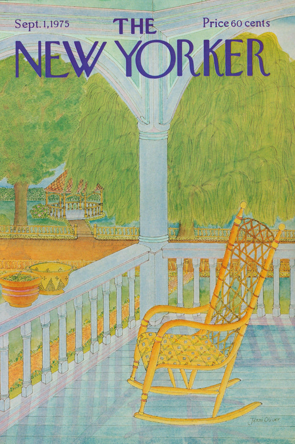 Summer in the Shade- The New Yorker - Authentic Vintage Cover Art